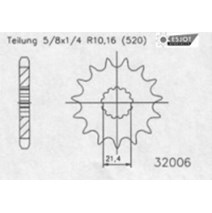 Reťazové koleso ESJOT YZF450 03-, YZ 250 98-, KXF 450 06- 13Z