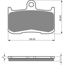 brzdové platne GOLDFREN 207 S3