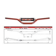 TAPER-X 28.6mm riadidlá MX-GP Replica