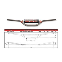 TAPER-X 28.6mm riadidlá MX-GP CHIODI 06 Replica