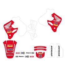 sada nálepiek Honda CR 125/250 92-94 farby Team Honda EU 92