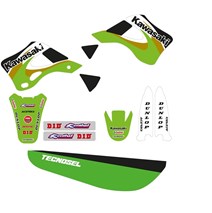 sada polepů+ poťah KX 99-02 Team Kawasaki USA 00